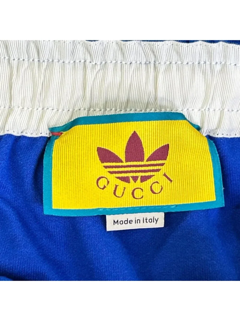Gucci Adidas Blue Side Line Flare Track Pants